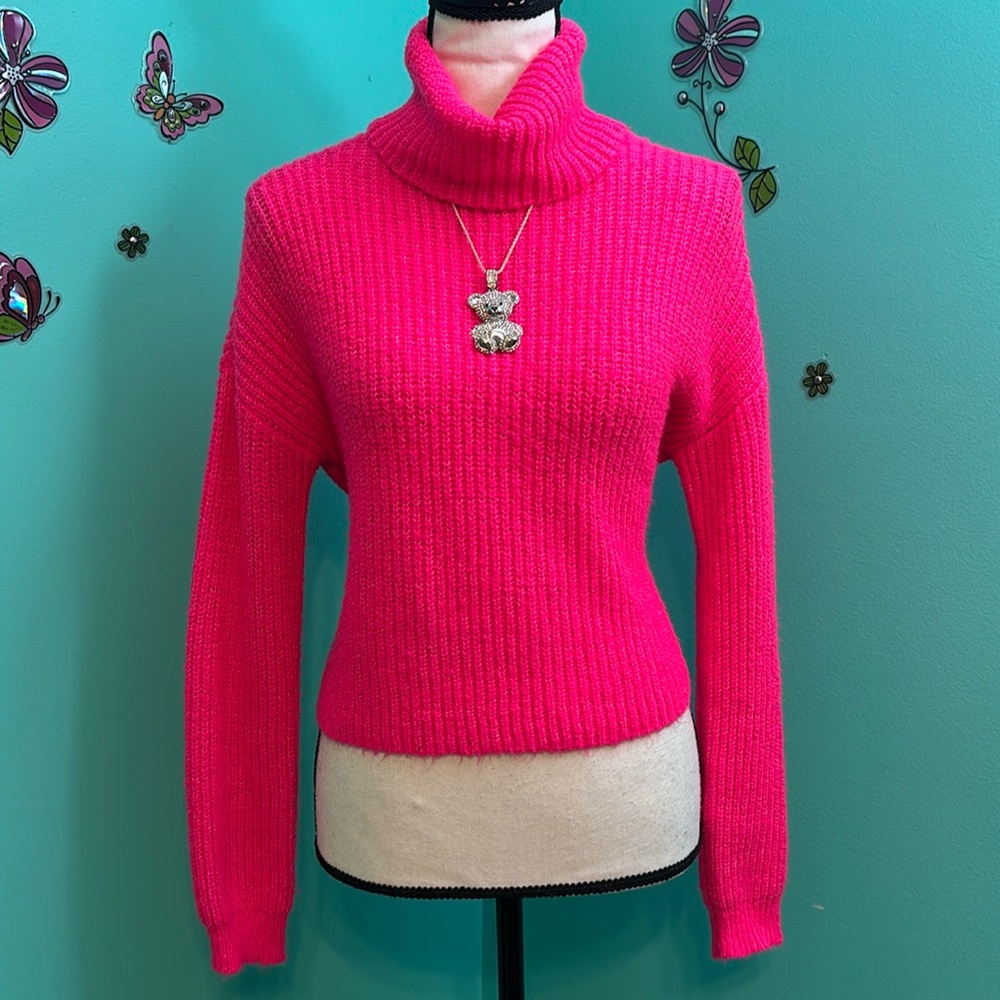 SO Brand BRIGHTS turtle neck, long SWEATER!